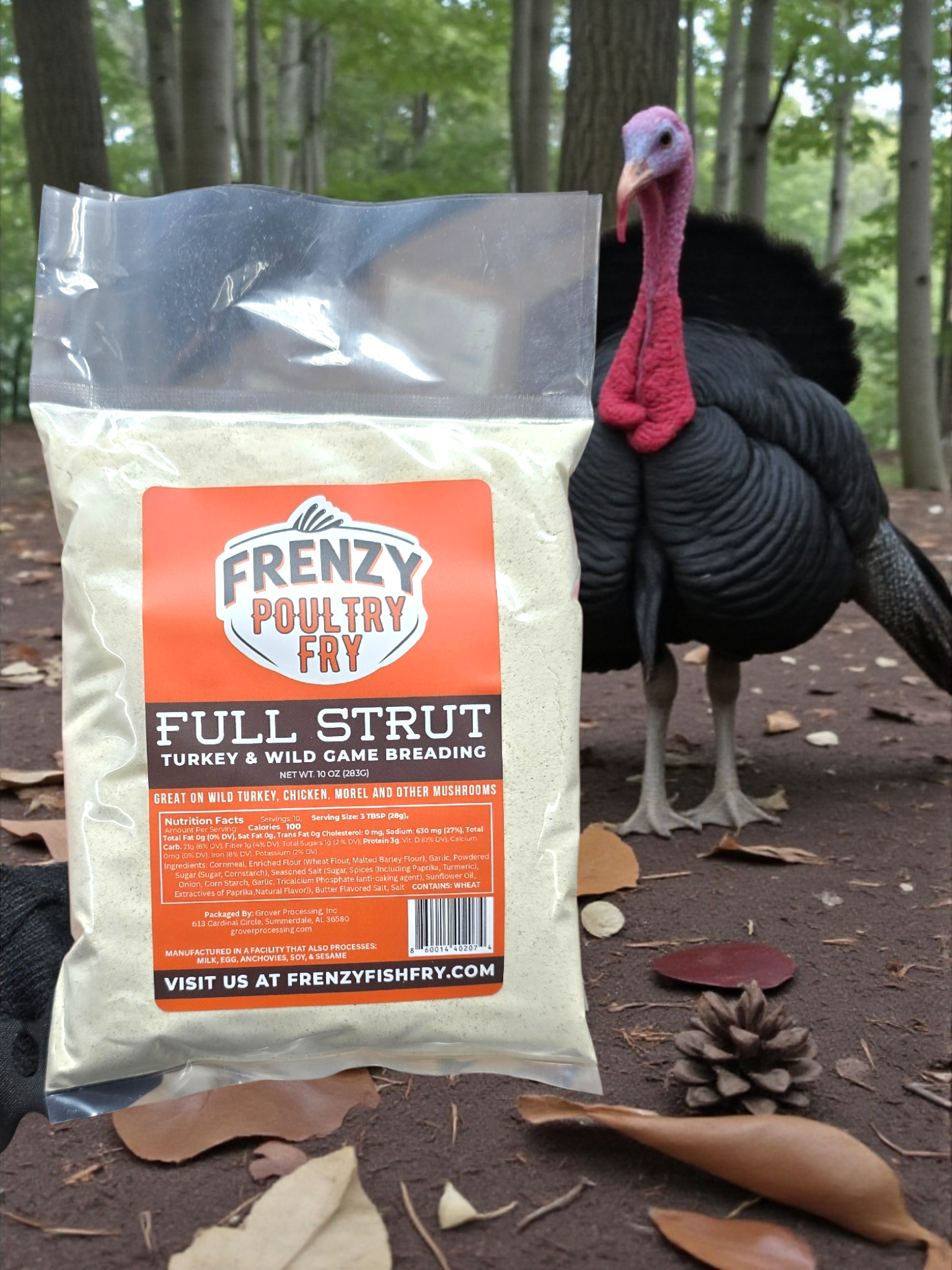 Full Strut Poultry Fry Mix | 10 oz Bag